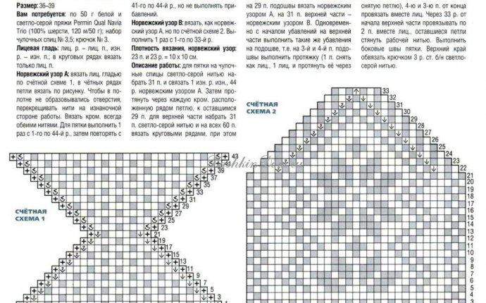 Тапочки (следки) спицами 15 моделей с описанием | Дашкин Дом